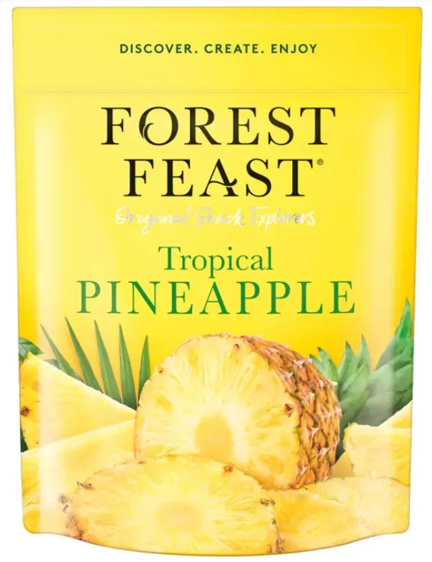 Forest Feast Dried Tropical Pineapple, 550g
